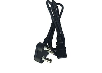 Power cord with South-African-connector