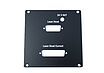 Assembled aluminium strip with engraving