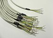 Round cables with heatshrink 