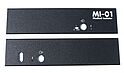 Assembled aluminium strip with engraving