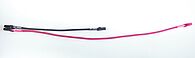 Red and black battery connection cables, Hirose DF22