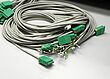 Cable with series plug and ferrules