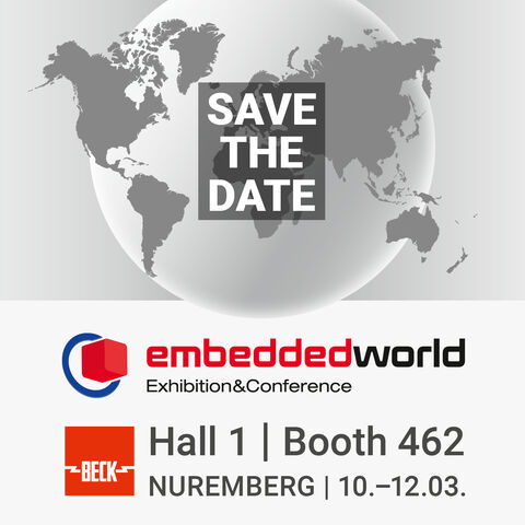 Visit us at embedded world 2026 in Nuremberg! embedded world 2026