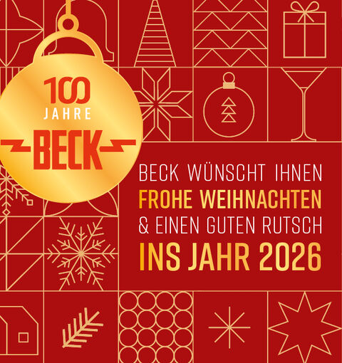 Frohe Weihnachten und einen guten Rutsch ins Jahr 2026