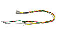 Drilled wires with heatshrink and connector