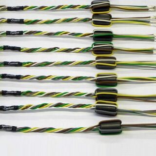 Wires harnesses, drilled with ferrite core and heatshrink