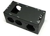 Assembled PCV enclosure, powder-coated