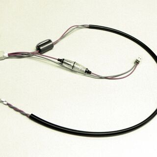 Customized wires drilled with ferrite core and connectors