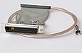Customized ribbon cable, spliced and coax-cable