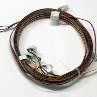 3 pin ribbon cable with connectors, encapsulation